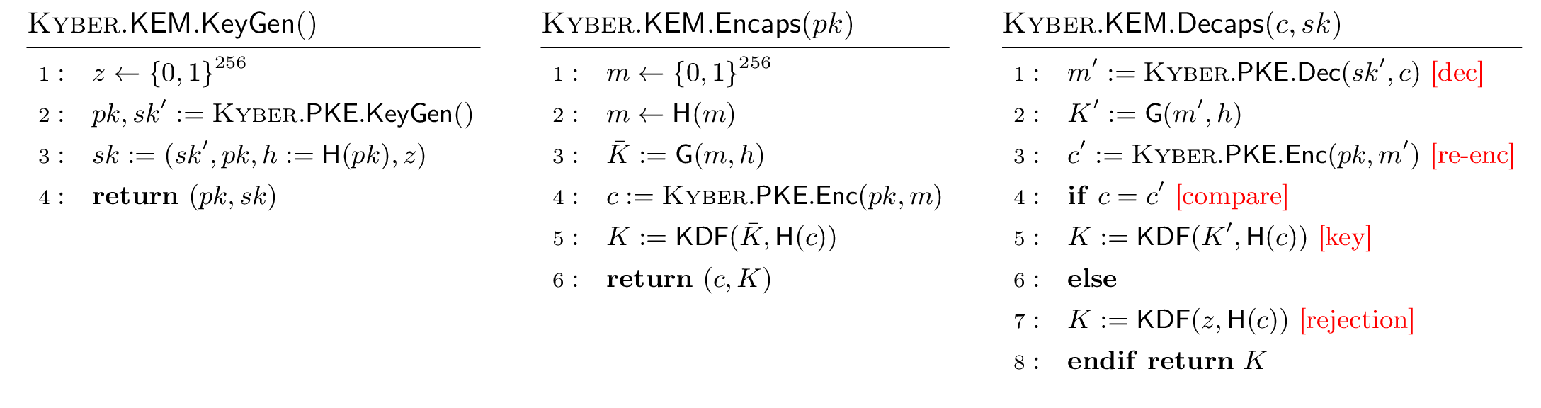 CRYSTALS-Kyber: incapsulamento chiave basato su LWE 4